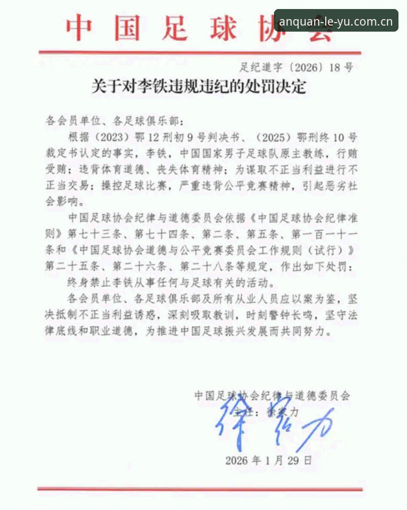 足协第三批禁足名单详解：终身禁足与五年处罚背后的行业信号